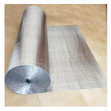 Heizkörper-Reflektorfolie 1x25m, Selbstklebende Aluminium Isolierrolle, Wärme- und Dampfschutz, Mehrzweck-Doppelfolie