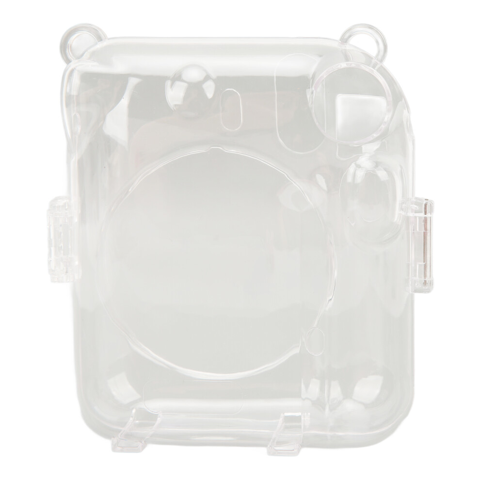Stylish Transparent Protective Case With Strap For Mini12 Instant Camera 8741338844639