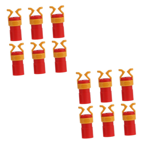 2 Sets Screw Holder Universal Drill Holder Tool for Impact Wrench Nut Power Tools, 6 Pieces, ABS Plastic, Red
