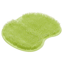 (green) Shower Foot Scrubber Pad Back Body Massager Bath Mat Non-slip Suction Cups