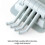 (grey) 180 Degree Rotation Hook Punch-free Adjustable 4 Hooks Household Bathroom Kitchen Hook 3
