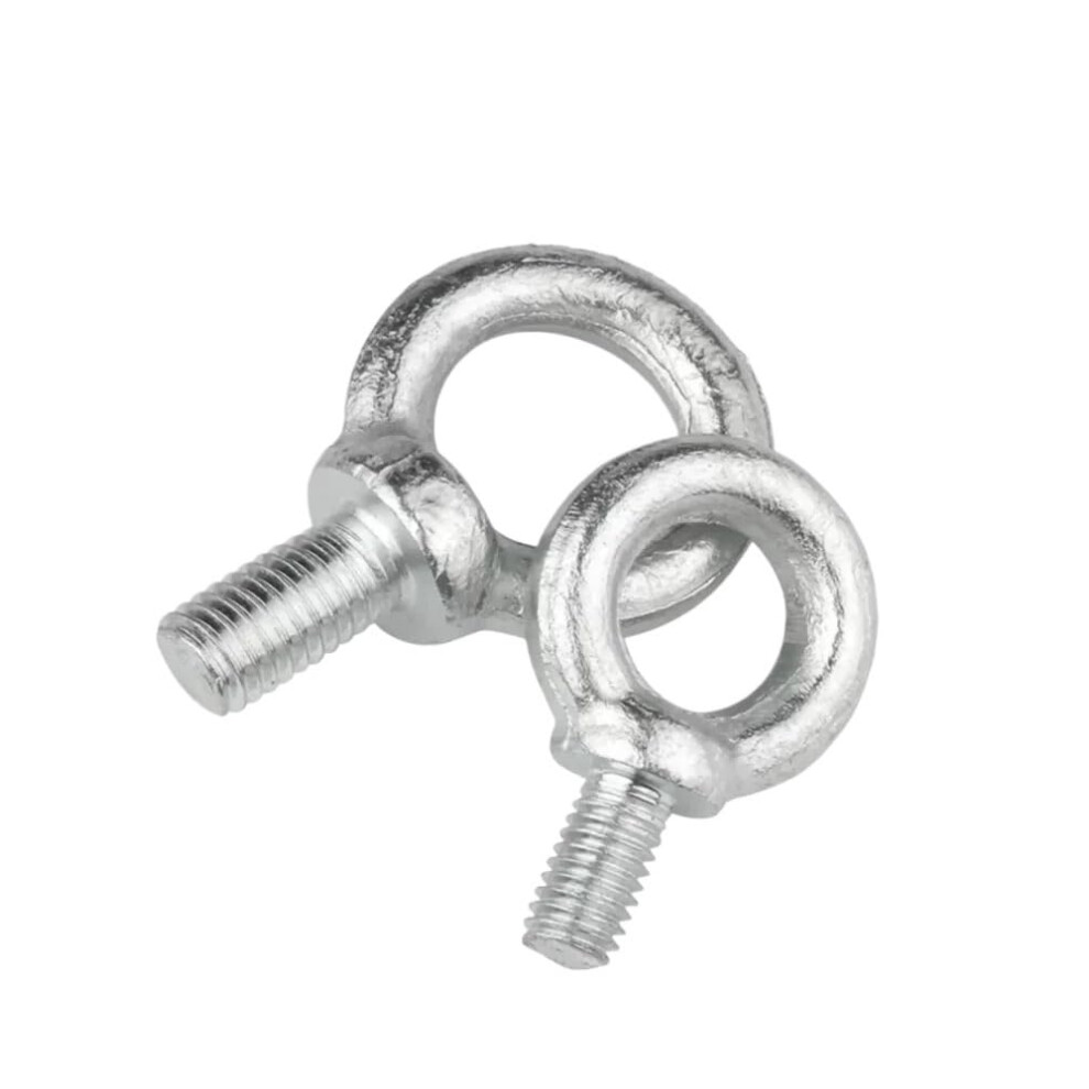 Eye Bolt Galvanised Marine Lifting Eye Screws M6-M20 Ring Loop Hole For Cable Rope M8 X 30 (2 Pieces) 6482260520360