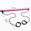 (Pink) Pilates Bar Stick With Resistance Band 5