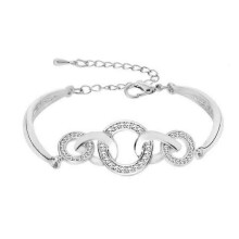 (silver) Womens Girls To My Best Friend Friendship Bracelet We Are Not Sisters By Blood But Sister By Heart Bangle Jewelry Xmas Gifts
