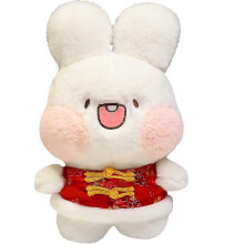 (C) Cute doll Yangzhou plush toy comfort rabbit doll claw machine rag doll birthday gift