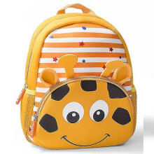 (Giraffe) Toddler Cartoon Backpack, Waterproof Preschool 3d Cute Cartoon Neoprene Animal Schoolbag For Kids