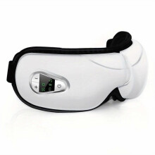 (White) Bluetooth Eye Massager Air Pressure Eye Massager Vibrating Hot Compress Eye Protection Device