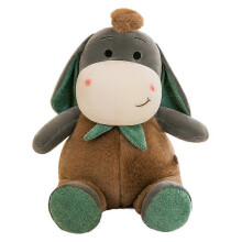 (brown) Creative taro donkey doll forest animal plush toy cute cartoon doll