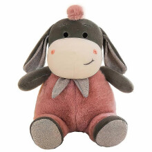 (pink) Creative taro donkey doll forest animal plush toy cute cartoon doll