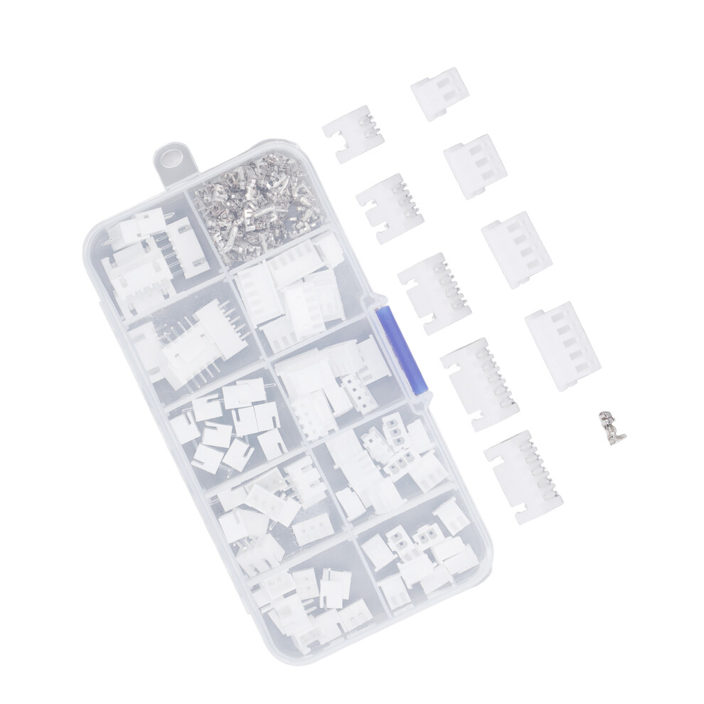 Comprehensive 230Pcs Jst Connector Kit 2P-5P Xh2.54mm Set 8071338851802