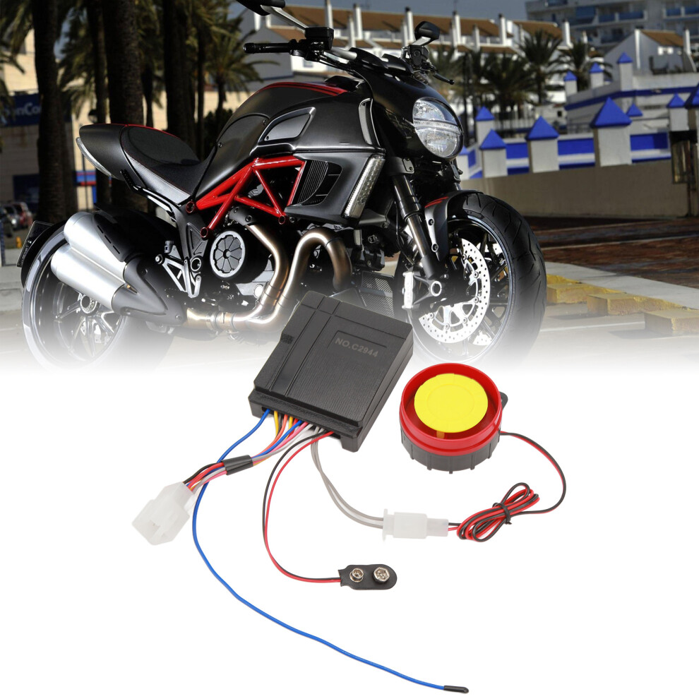 Motorbike Security Alarm System High Sensitivity & Remote Control Loud Alarm 4681338851791