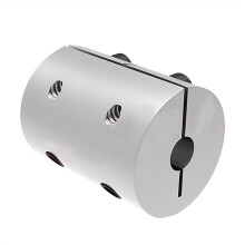 Schrittmotorkoppler D20L25 1pc High Precision Rigid Coupling Aluminum Alloy Shaft Coupling 6X6.35 Inner Diameter