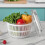 (Green) Manual Press Fruit & Vegetable DewatererDumping WatererHome Kitchen Fruit Salad Dewaterer 5