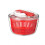 (Red) Manual Press Fruit & Vegetable DewatererDumping WatererHome Kitchen Fruit Salad Dewaterer 2