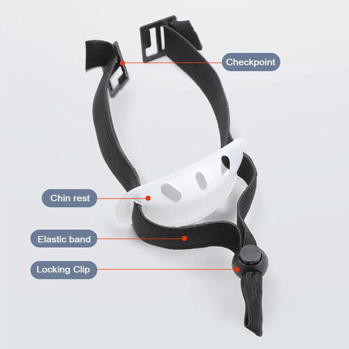 Hard Cap Baseball Style Lightweight Adjustable Safety Aid Comfortable Head Protection ABS Material Size One Size 2