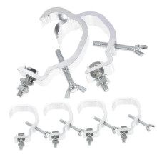 6 Pieces Aluminum Stage Light Clamps Lightweight Truss Mounts for LED Moving Lights, High Load Capacity, Easy Installation