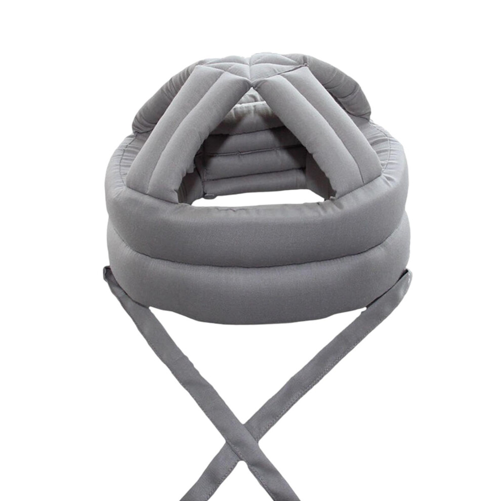 Elderly Protective Head Hat Fall Protection Hat for Seniors Comfortable Grey Adjustable Size Safety Gear