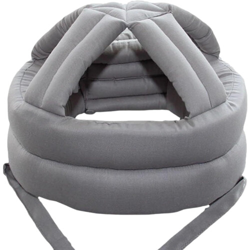 Elderly Protective Head Hat Fall Protection Hat for Seniors Comfortable Grey Adjustable Size Safety Gear 1