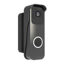 Wireless Door Camera Mount, Adjustable Outdoor Bracket for Video Doorbell, Compatible with Rental Properties and Home Security Systems