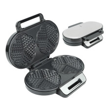 3-in-1 Waffle Maker 1200W Adjustable Temp Anti-Stick Tactile Handle US