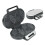 3-in-1 Waffle Maker 1200W Adjustable Temp Anti-Stick Tactile Handle US 1