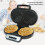 3-in-1 Waffle Maker 1200W Adjustable Temp Anti-Stick Tactile Handle US 4