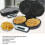 3-in-1 Waffle Maker 1200W Adjustable Temp Anti-Stick Tactile Handle US 5