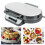 3-in-1 Waffle Maker 1200W Adjustable Temp Anti-Stick Tactile Handle US 16