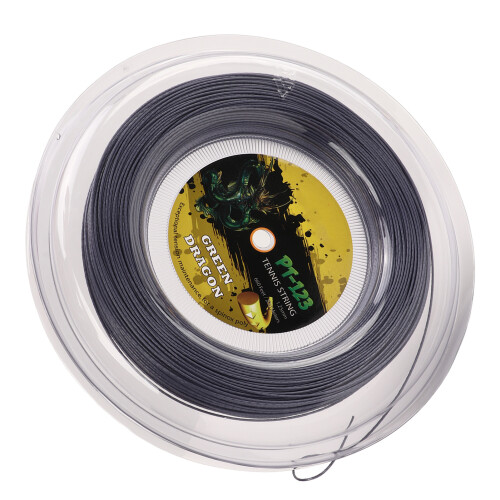 1.25mm Polyester Tennis Racket String 200M Silver Gray Durable