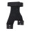 Artificial Leather Archery Hand Guard Protector, 2-Finger Adjustable Glove, Black 5