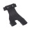 Artificial Leather Archery Hand Guard Protector, 2-Finger Adjustable Glove, Black 13