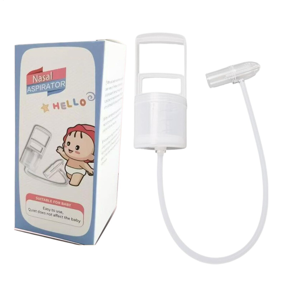 Nasal Aspirator for Baby - Manual Snot Aspirator with Removable and Washable Nasal Cleaner for Gentle Mucus Removal