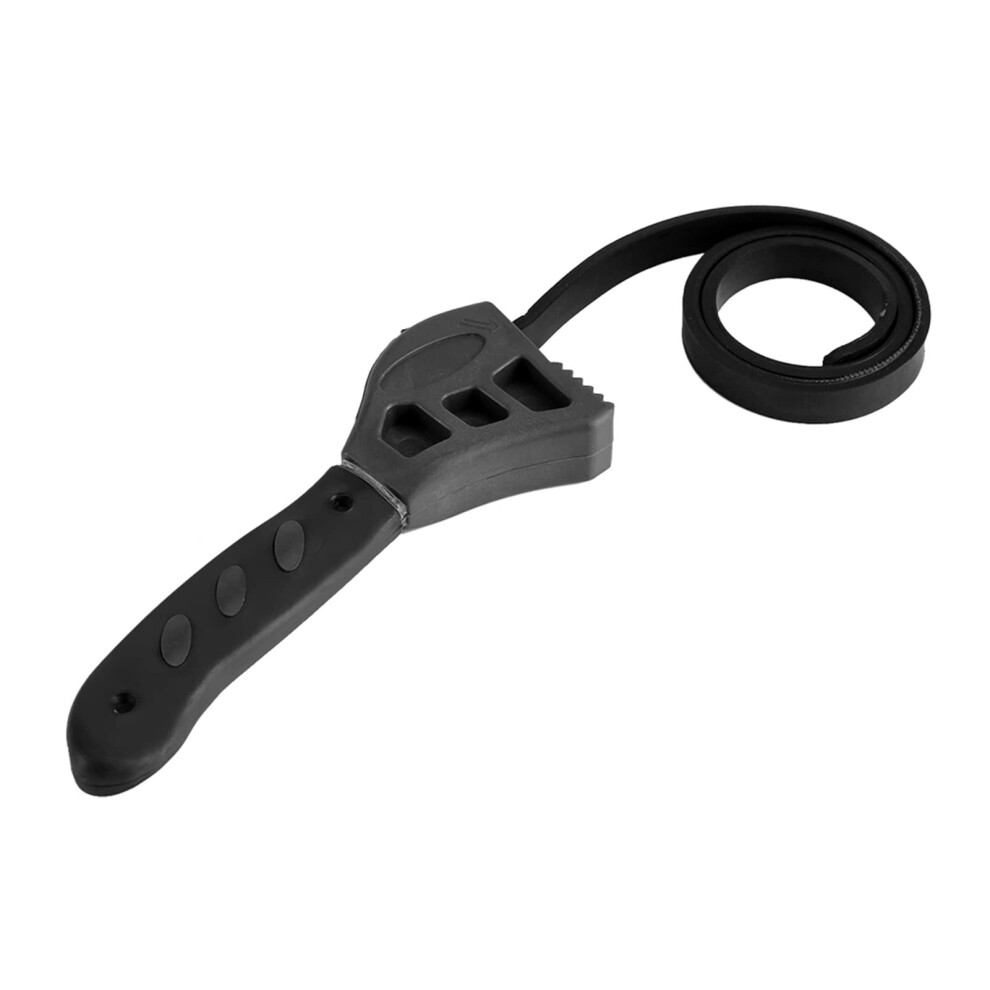Plastic Adjustable Wrench Set With Rubber Band Jar Opener And Oil Filter Tool For Mechanics And Plumbing Tasks 6482260522388
