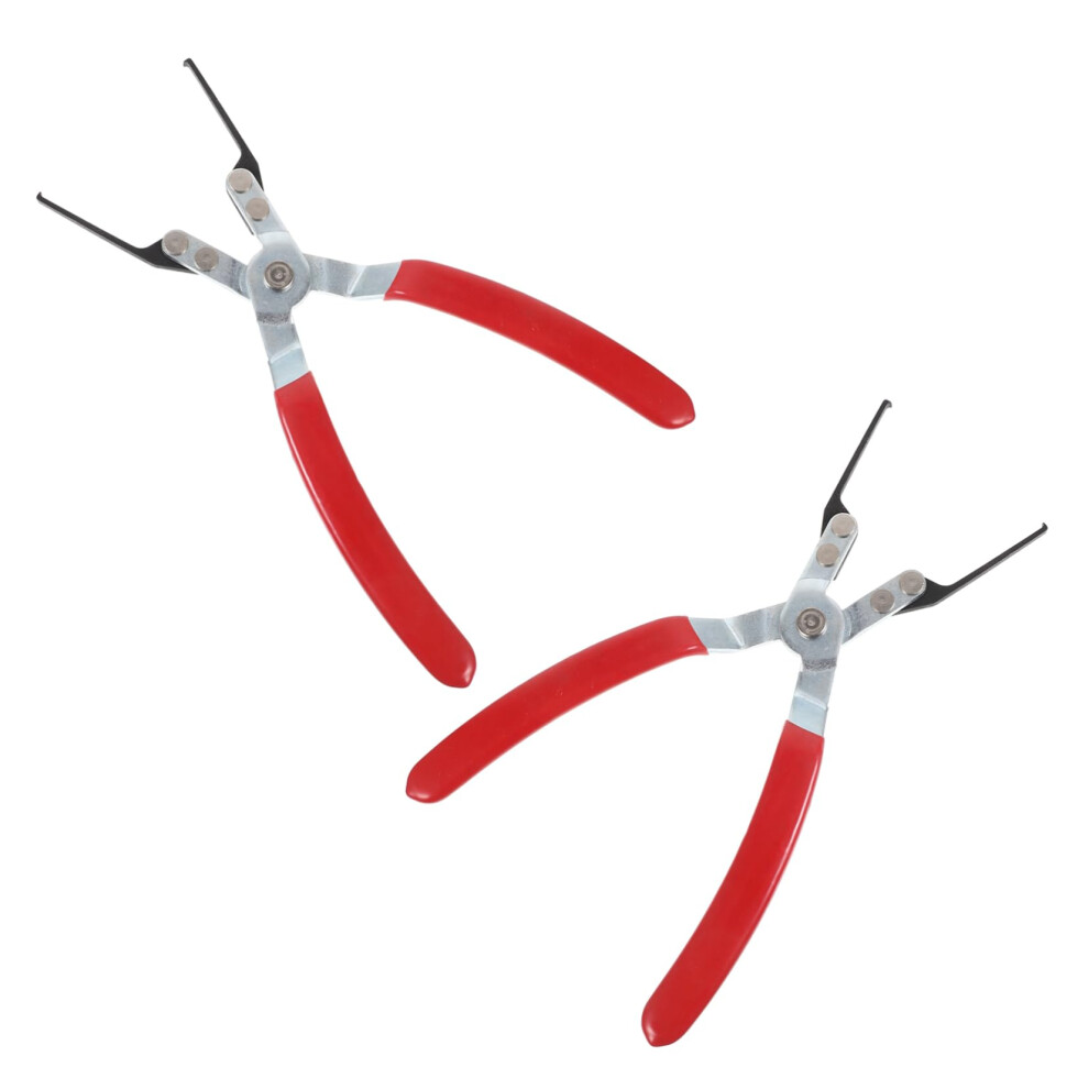 Auto Fuse Puller Tool Set - 2 Professional Relay Removal Pliers For Efficient Car Fuse And Relay Extraction, Durable Alloy Material 6276012334684