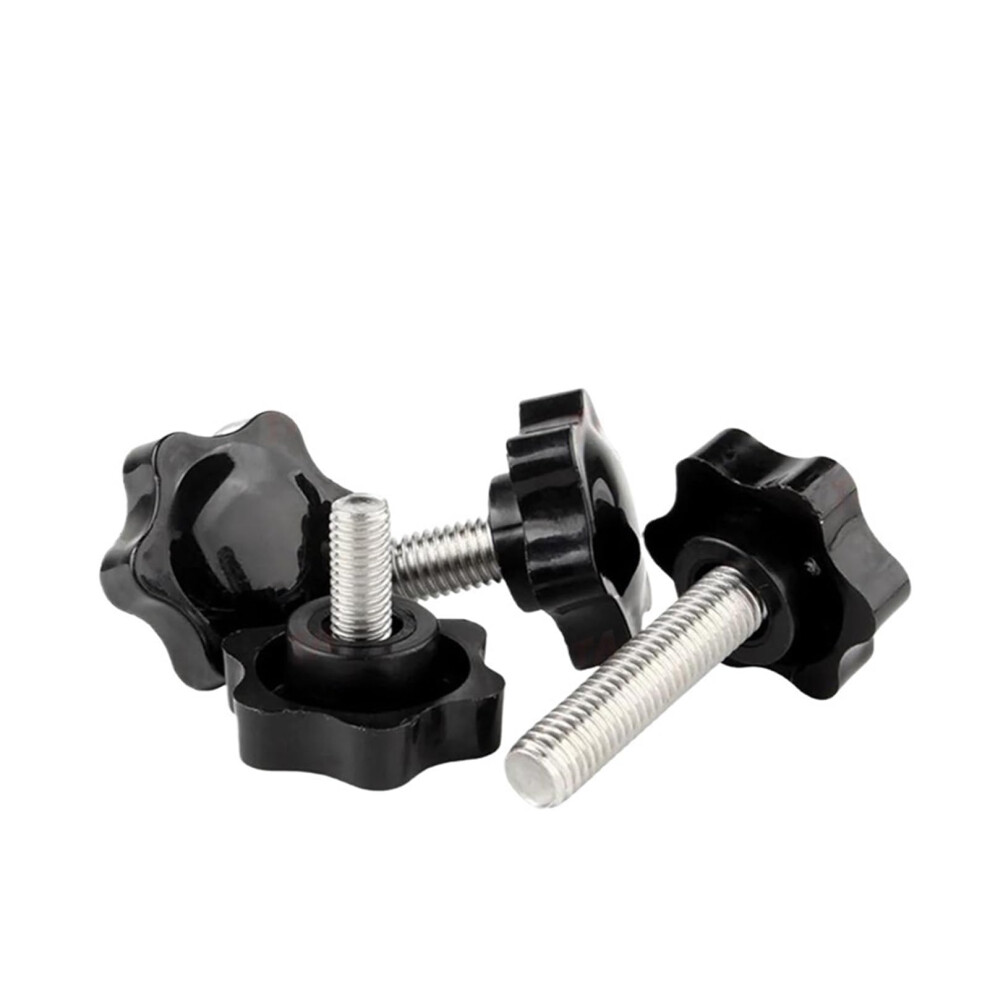 M5 M6 M8 Sternform Wire Clamp Handle Bolt Hex Screw Tightening Screws 304 Stainless Steel M6x16 D32 5Pcs 6482260522456
