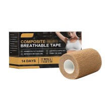 (1 Roll) Self Adhesive Bandage Wrap, Breathable Athletic Elastic Cohesive Bandage for Sports Injury Ankle Knee Wrist sprains