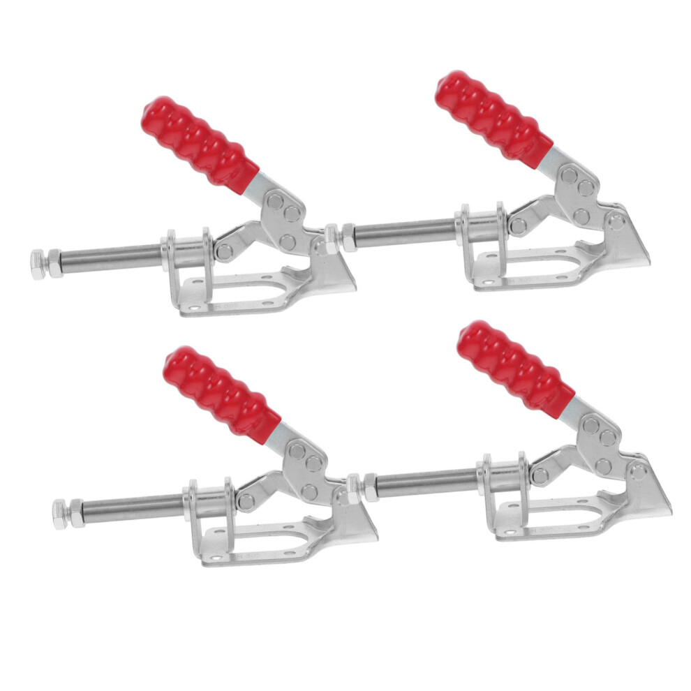 Elbow Clamp Woodworking Clamping Pliers Pack Of 4 Heavy Duty Iron Push-Pull Toggle Clamps For Workshop Supplies 6493810586262