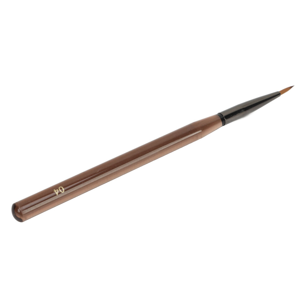 Easy-Clean Nail Gel Brush with Nylon Hair for Professional Results