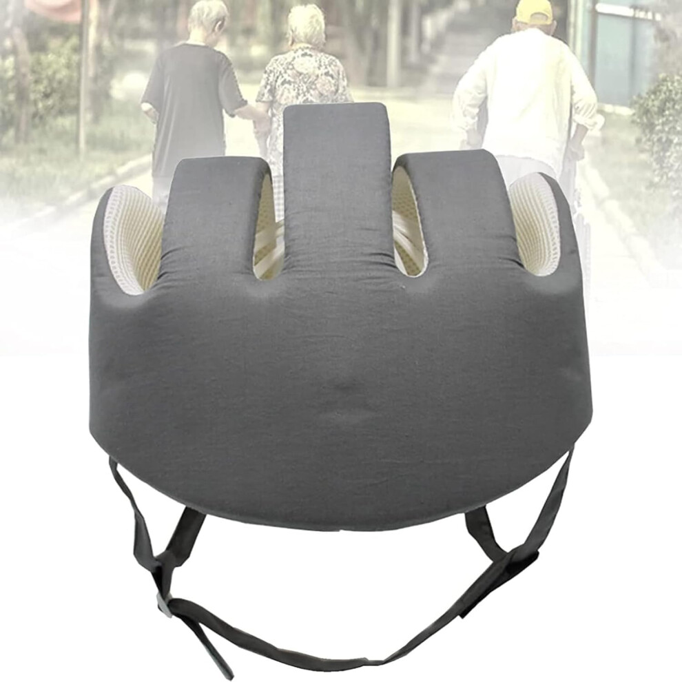 Elder Head Cap Safety Hat For Seniors, Adjustable Breathable Cotton Protective Hat For Seizure Prevention And Head Injury Protection 6493810586316