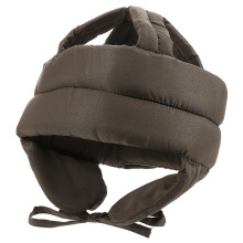 Head Protection Hat for Seniors Adjustable Safety Helmet Cotton Grey Practical Bumper Cap Creative Design for Comfort
