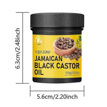 (2pcs) Jamaican Black Castor Oil for Hair Thickens, Strengthens and Nourishing Solid Oil,Hair Grease Styling Conditioner