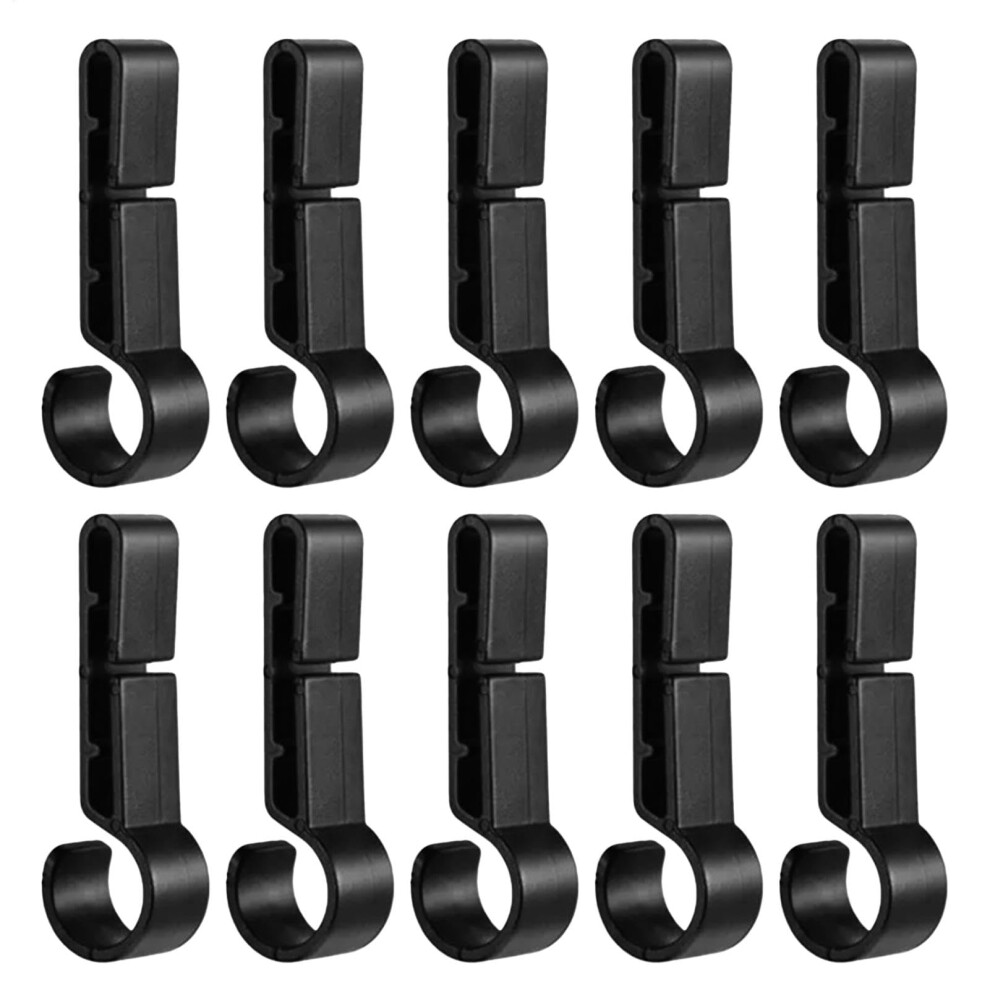Helmet Clips For Hard Hats - Non-Slip Headlight Clamps, Lightweight Headlamp Bracket, Pack Of 10 Durable Helmet Accessories 6482260522777