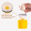 Hand Operated Egg Scrambler Shaker, Golden Egg Maker with Pull Rope for Mixing Eggs and Hard Boiled Eggs 3