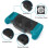 (blue) Hand Grip Holder Console Radiator for Switch/ Switch Lite, Portable Joy-Con Charger Dock Cooling Gaming Grip Holder for Switch/ Switch Lite 4