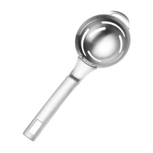Egg Separator for Raw Eggs, Durable Plastic Yolk White Filter, Hangable Egg Splitter Tool for Baking and Cooking