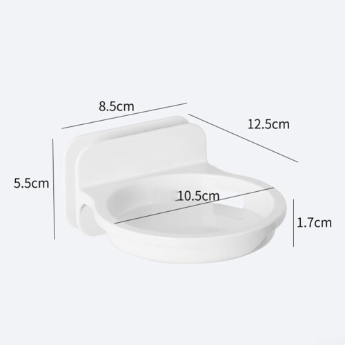 Heavy Duty Wall Mount for Baby Monitors and Security Cameras, Adjustable Angle, Durable White Circle Design 2