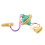 Egg Mixer with Pull Rollers, Manual Egg Scrambler, Handheld Egg Yolk and White Mixer, Kitchen Gadget for Cooking Eggs 1