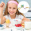 Egg Mixer with Pull Rollers, Manual Egg Scrambler, Handheld Egg Yolk and White Mixer, Kitchen Gadget for Cooking Eggs 2