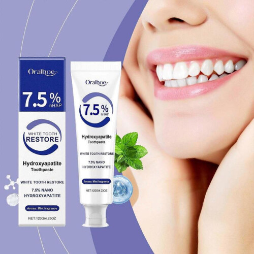 (1Pcs) Hydroxyapatite Toothpaste for Advanced Enamel Protection, Gentle and Effective Formula, Fluoride-Free Mint Toothpaste for Sensitive Teeth 1