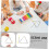 Percussion Instrument Triangle - Metal and Plastic Musical Triangle for Kids and Adults, Triangular Shape, Lightweight Design 2